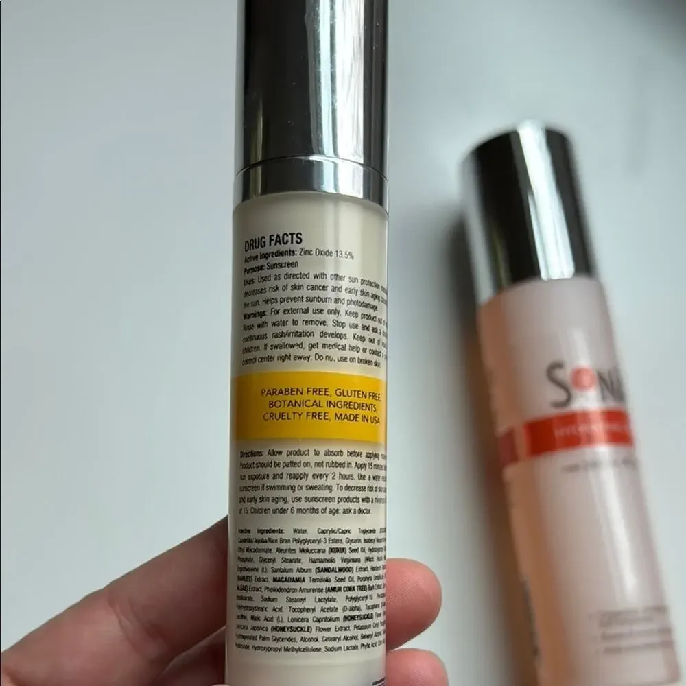 Hydrating Skincare Set - Silver and Cream